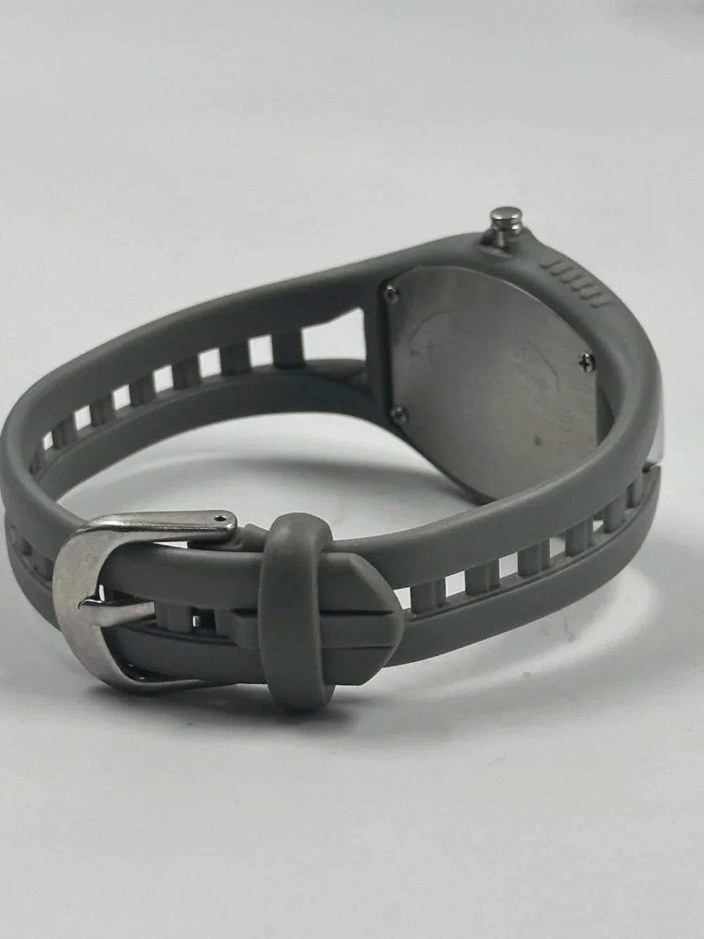 New Balance Watch Womens Silver Tone Oval Dial Date Window New Battery